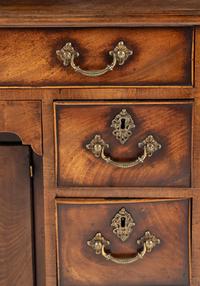 A George II Mahogany Kneehole Desk
