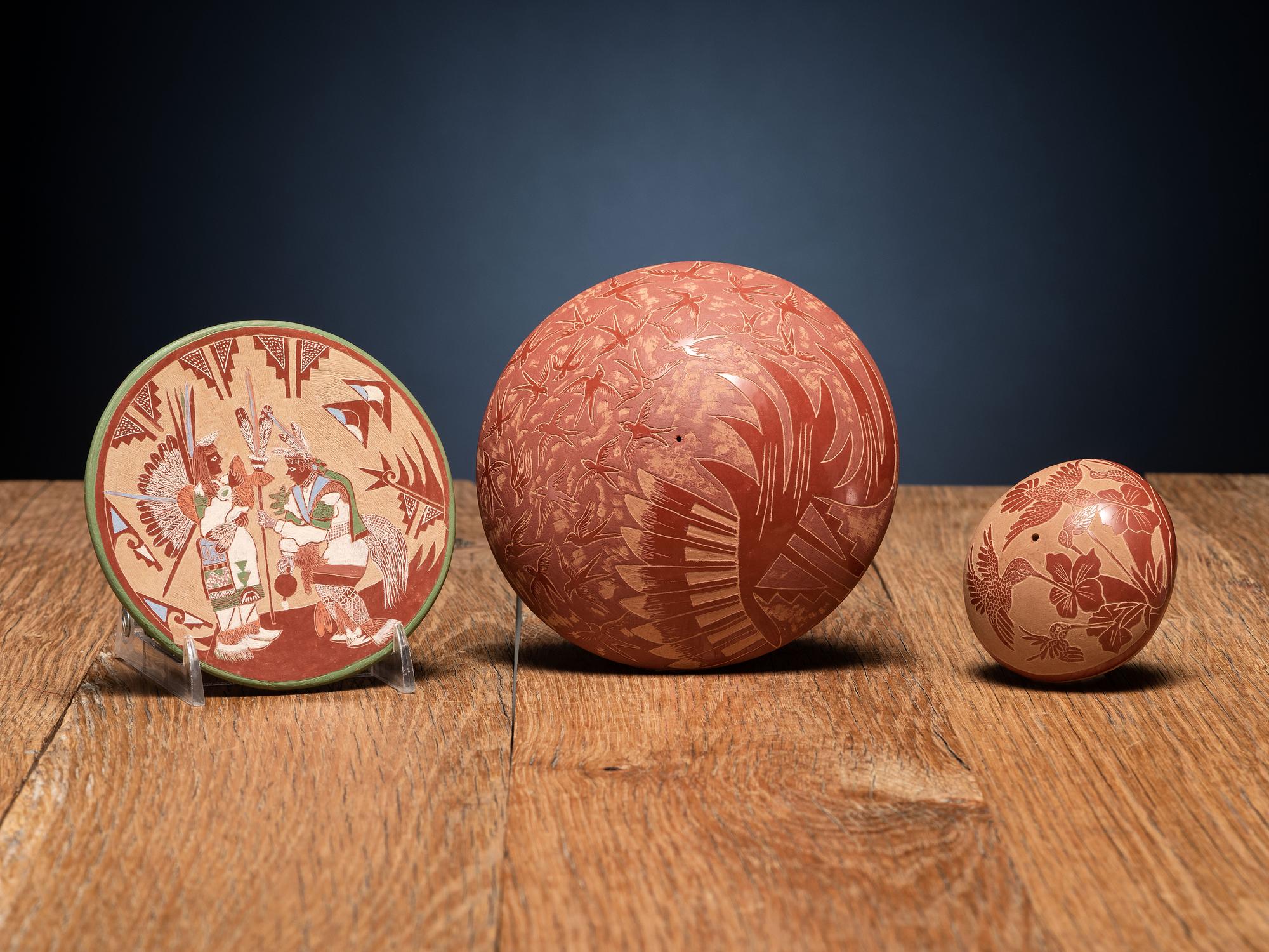 Redware Sgraffito Pottery