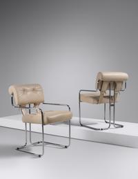 Set of Eight Tucroma Dining Chairs Mariani, Italy