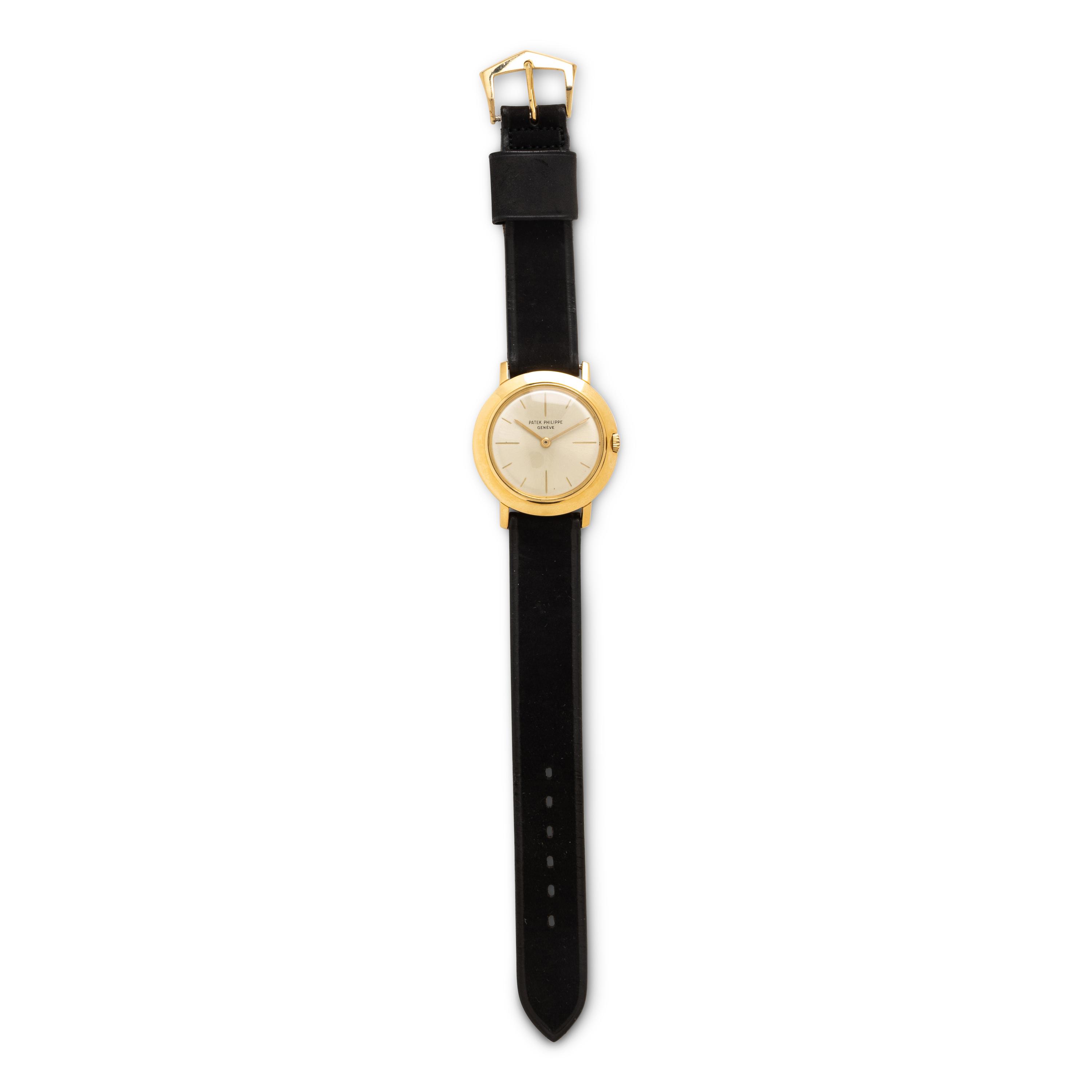 Patek Philippe, 2595, 18K Yellow Gold 'Disco Volante' 'Calatrava' Watch