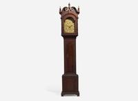 A Chippendale carved and inlaid walnut tall case clock, works by Samuel Breneisen (1772-1837), Reading, PA, late 18th century