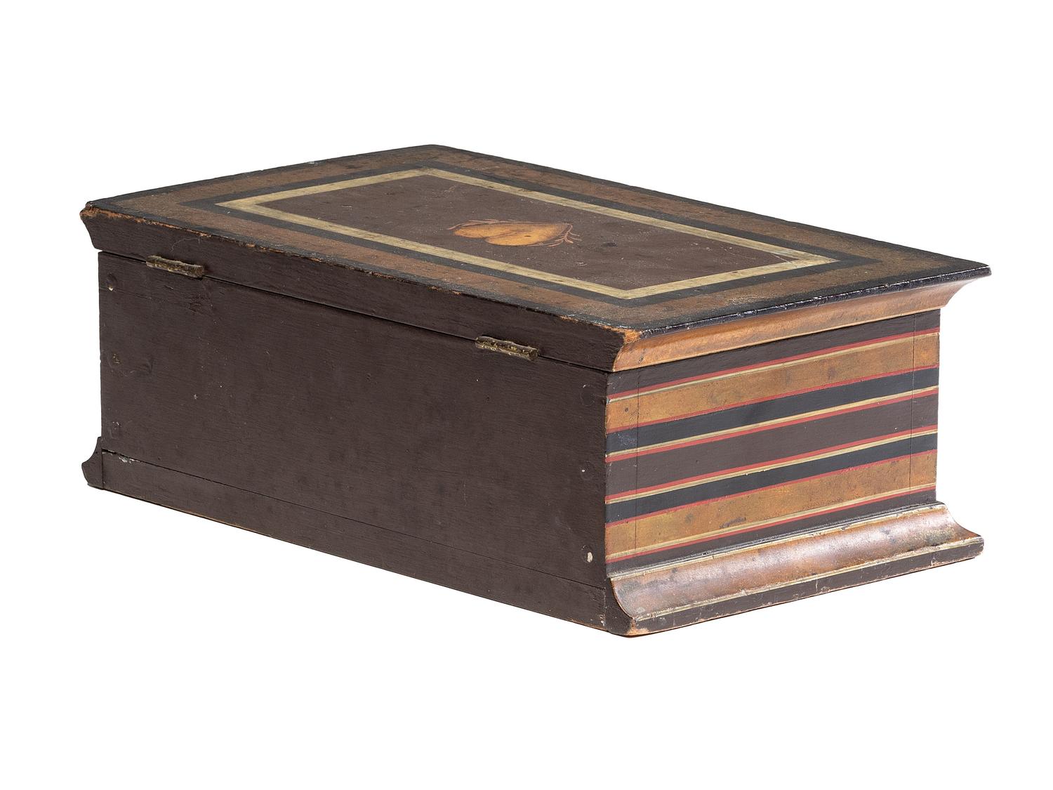Two Paint-Decorated Boxes