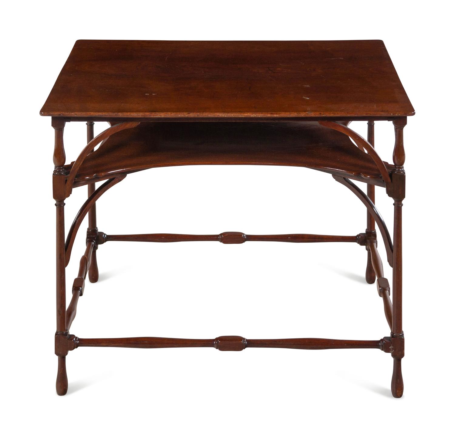 A Regency Style Mahogany Side Table
