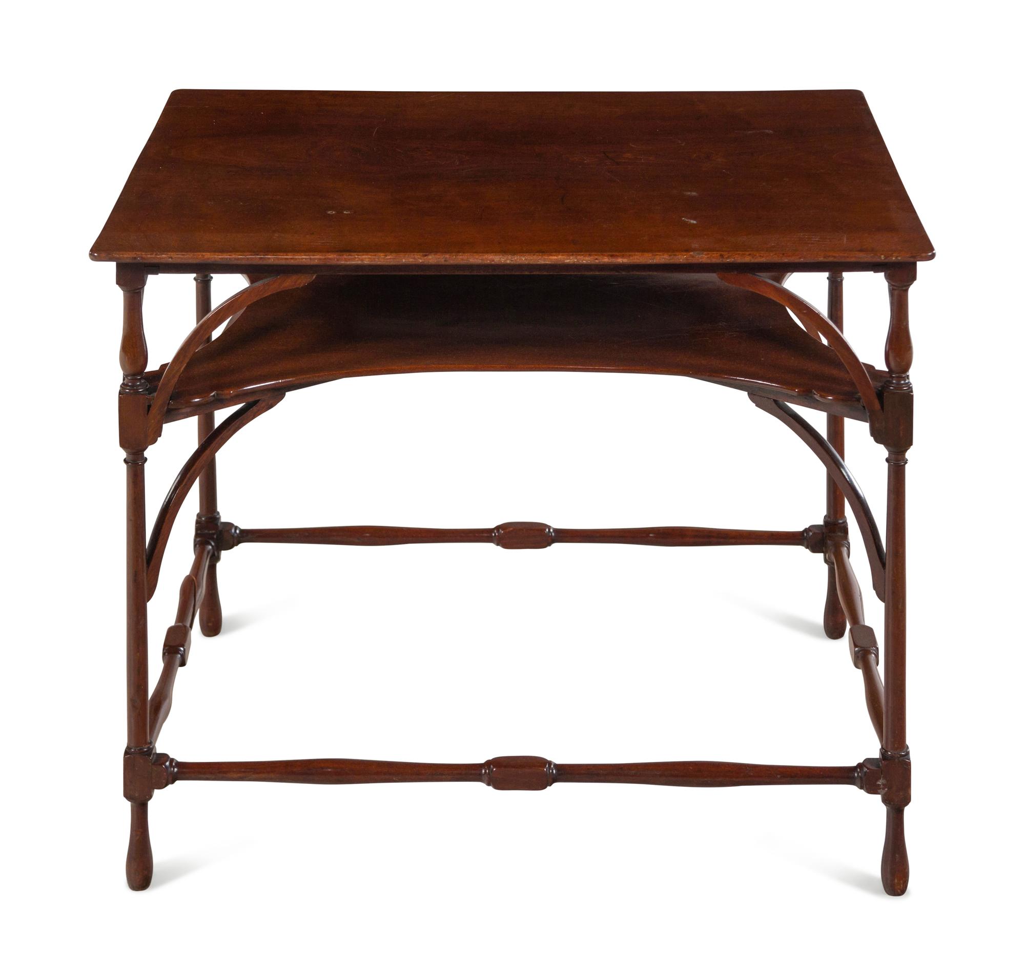 A Regency Style Mahogany Side Table