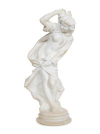 Figure of a Nude Maiden in a Windblown Cape