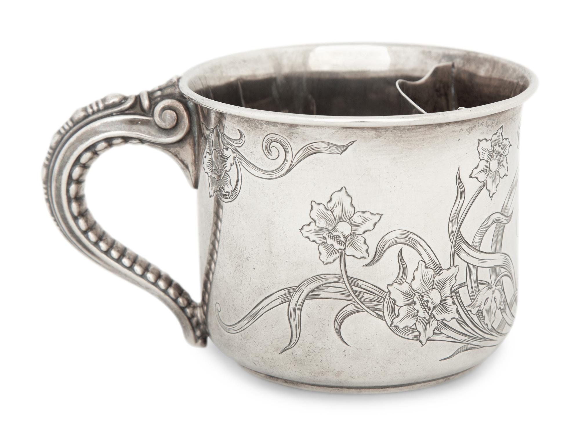 Two American Silver Mugs