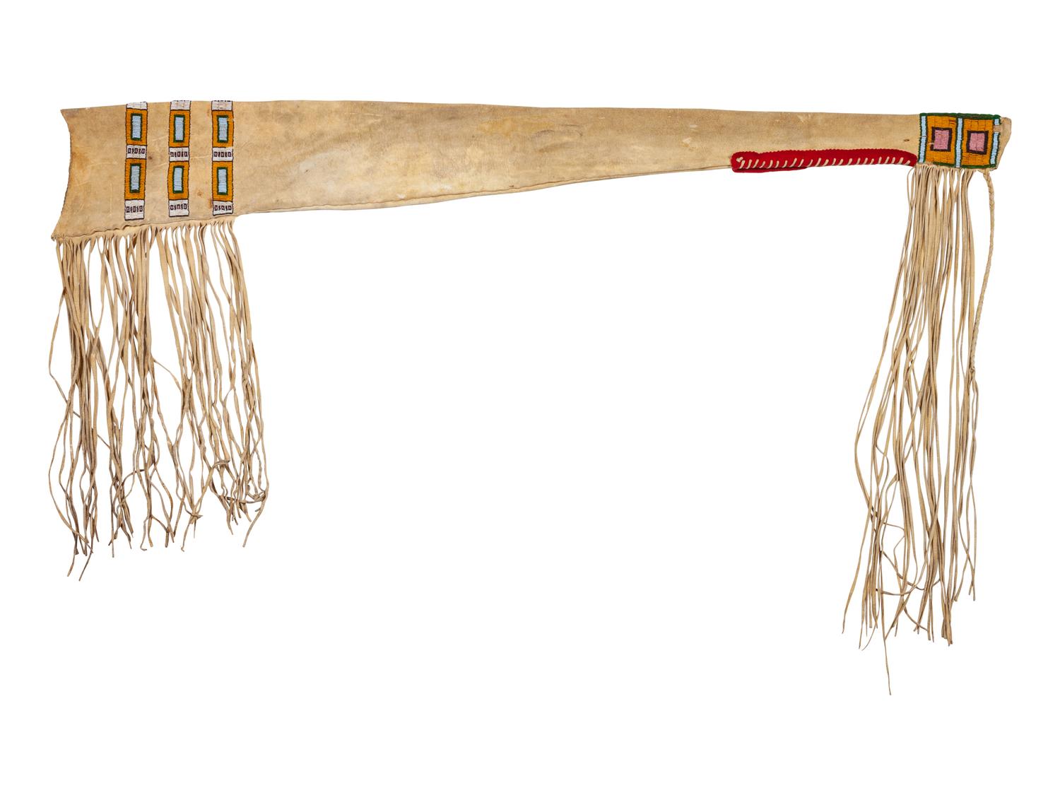 Northern Plains Beaded Hide Rifle Scabbard