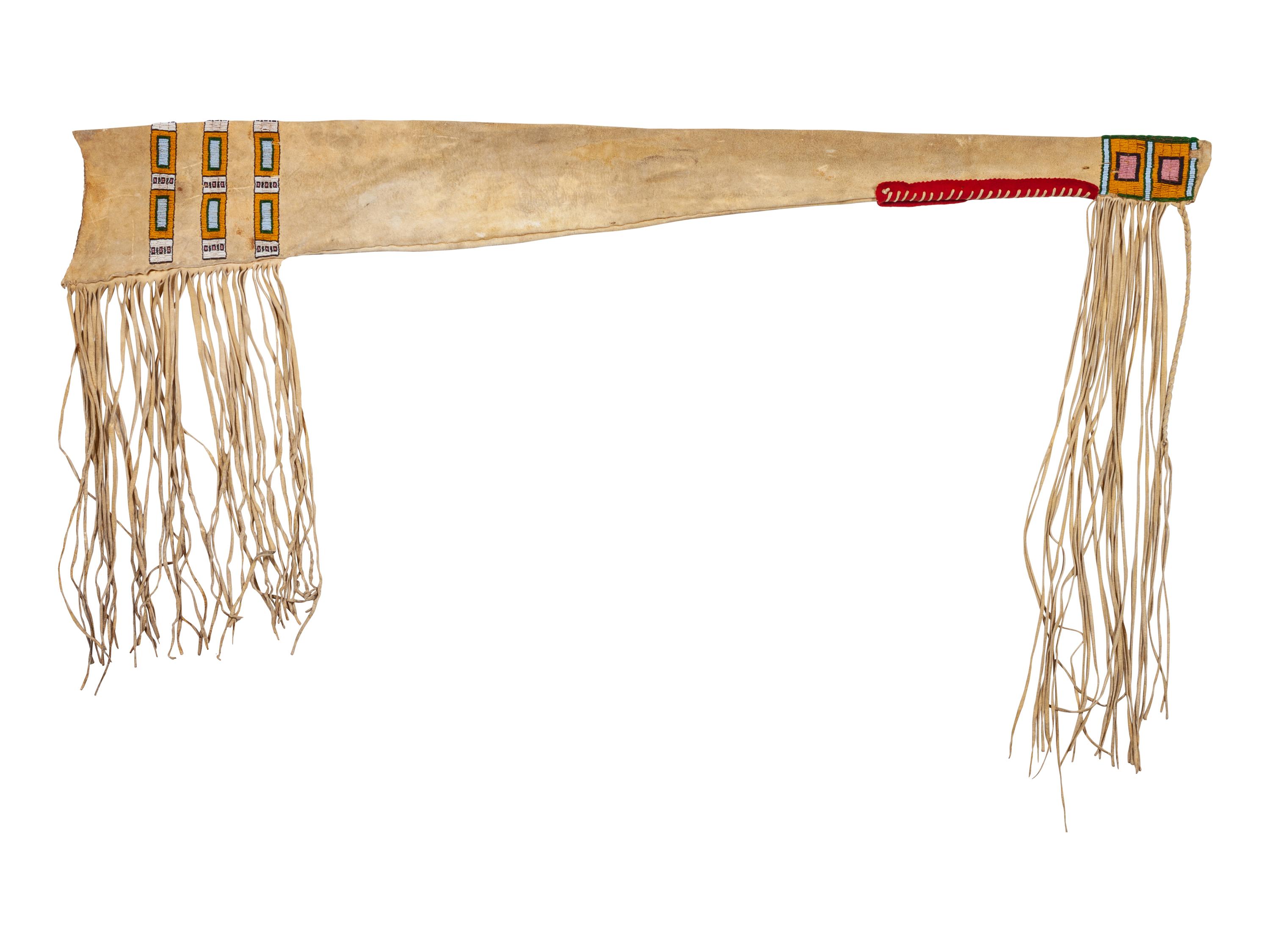 Northern Plains Beaded Hide Rifle Scabbard