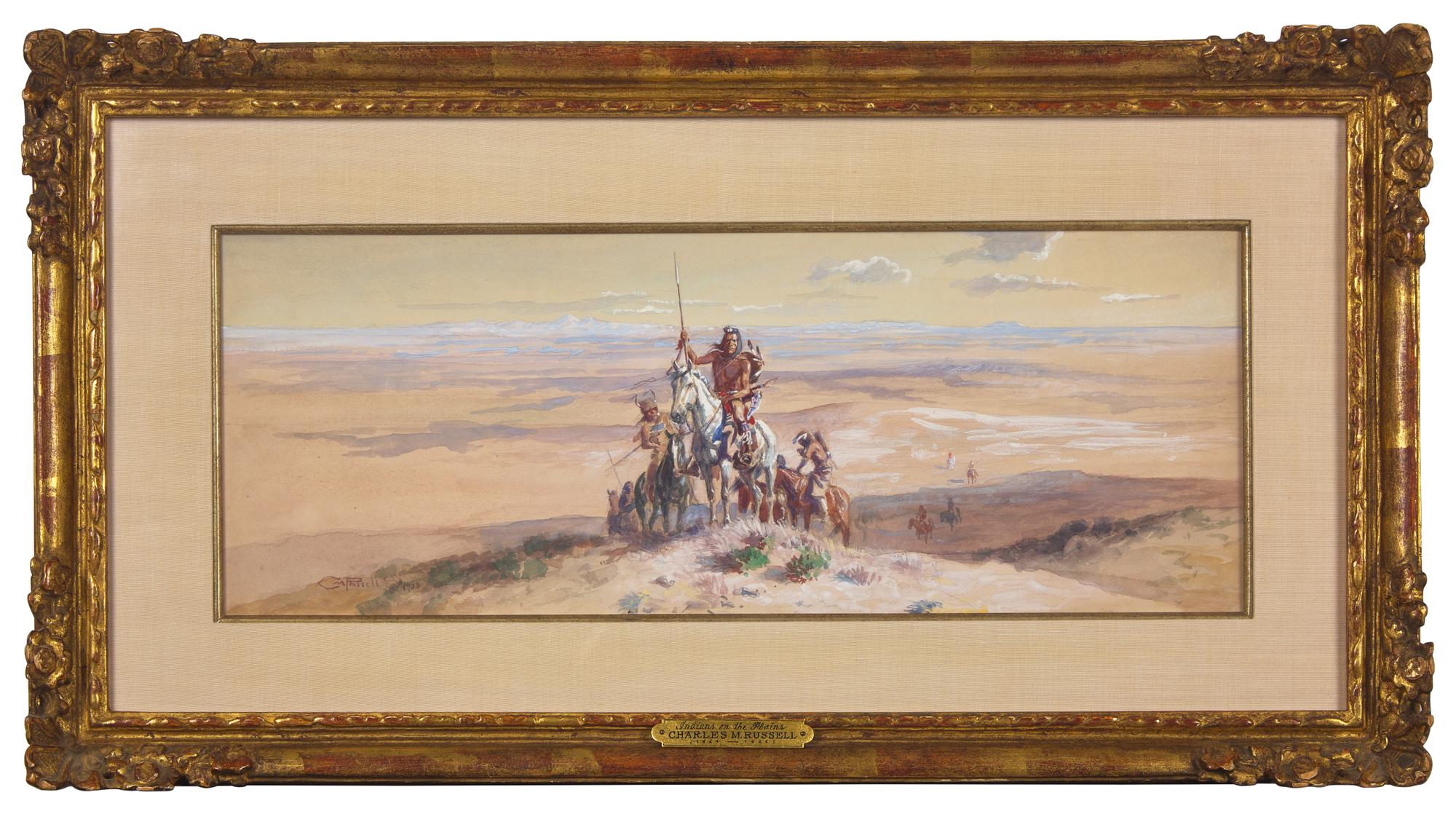 Indians on the Plains , 1903