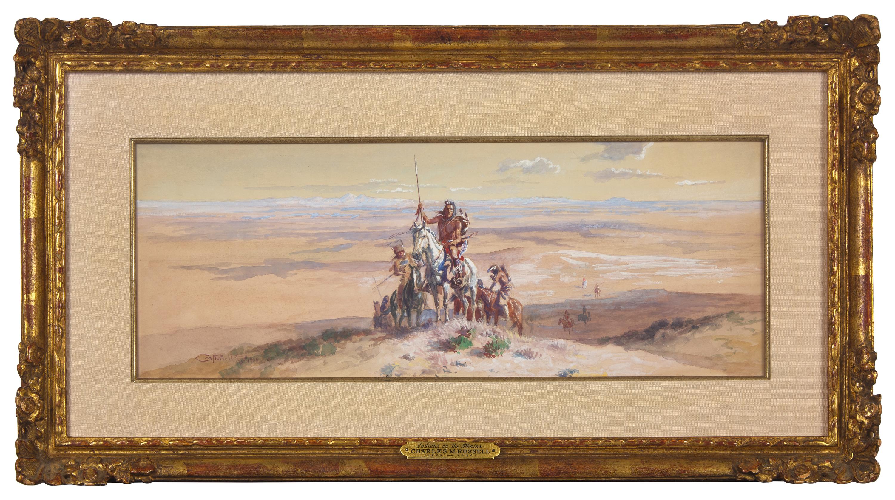 Indians on the Plains , 1903