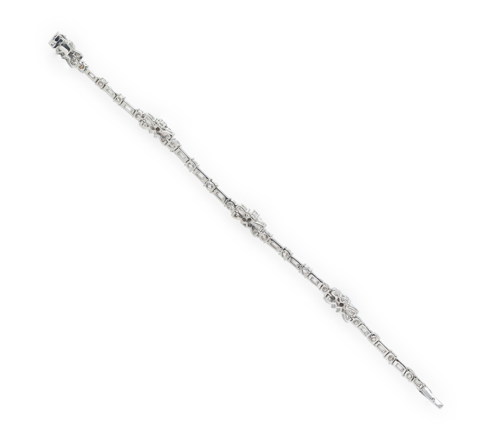 DIAMOND AND WHITE GOLD BRACELET