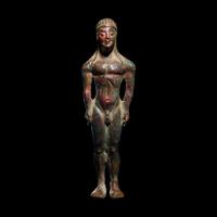 A Greek Bronze Kouros