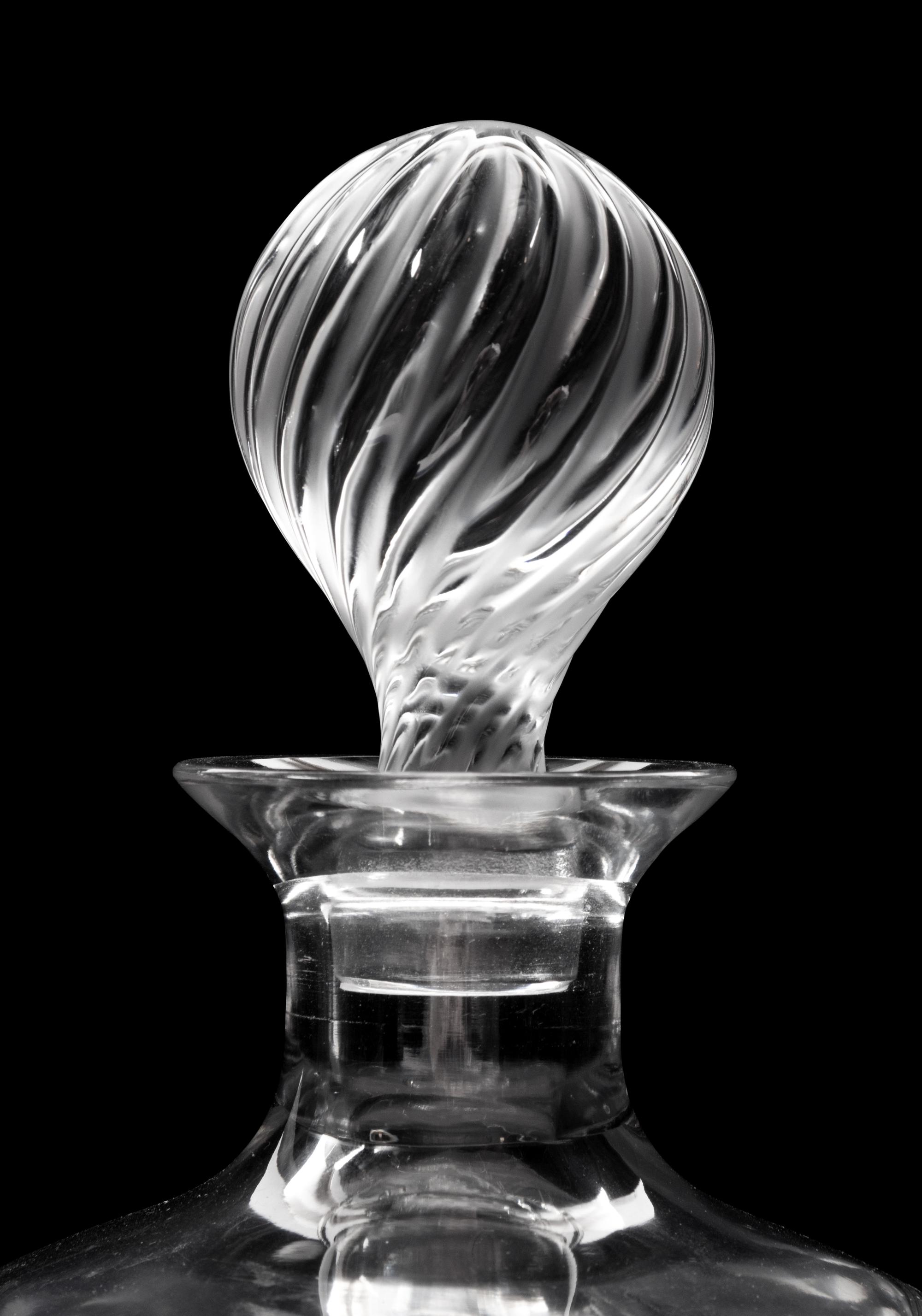 A Pair of Lalique Femmes Decanters