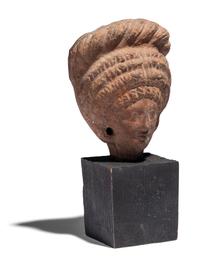 A Hellenistic Terracotta Head of a Woman