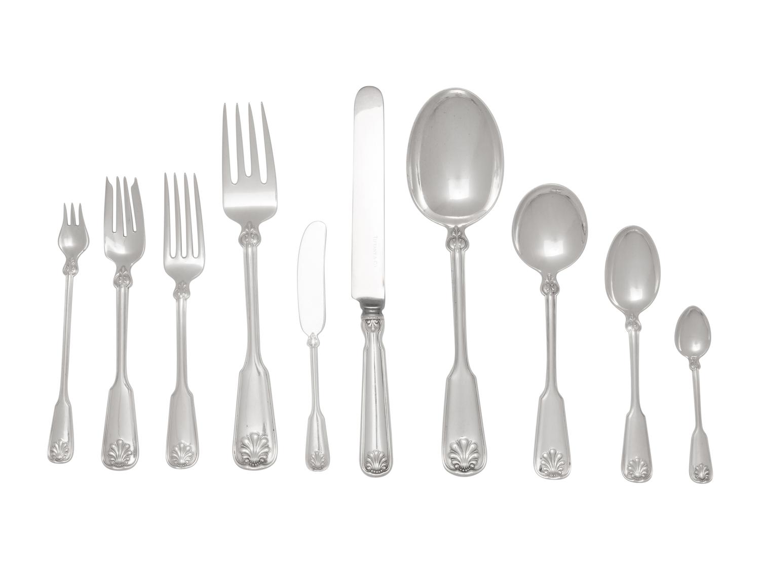A Tiffany and Co. Silver Flatware Service