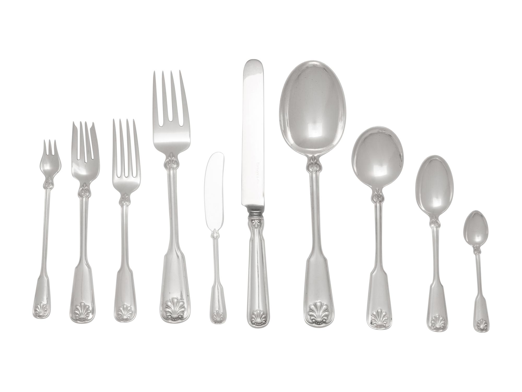 A Tiffany and Co. Silver Flatware Service