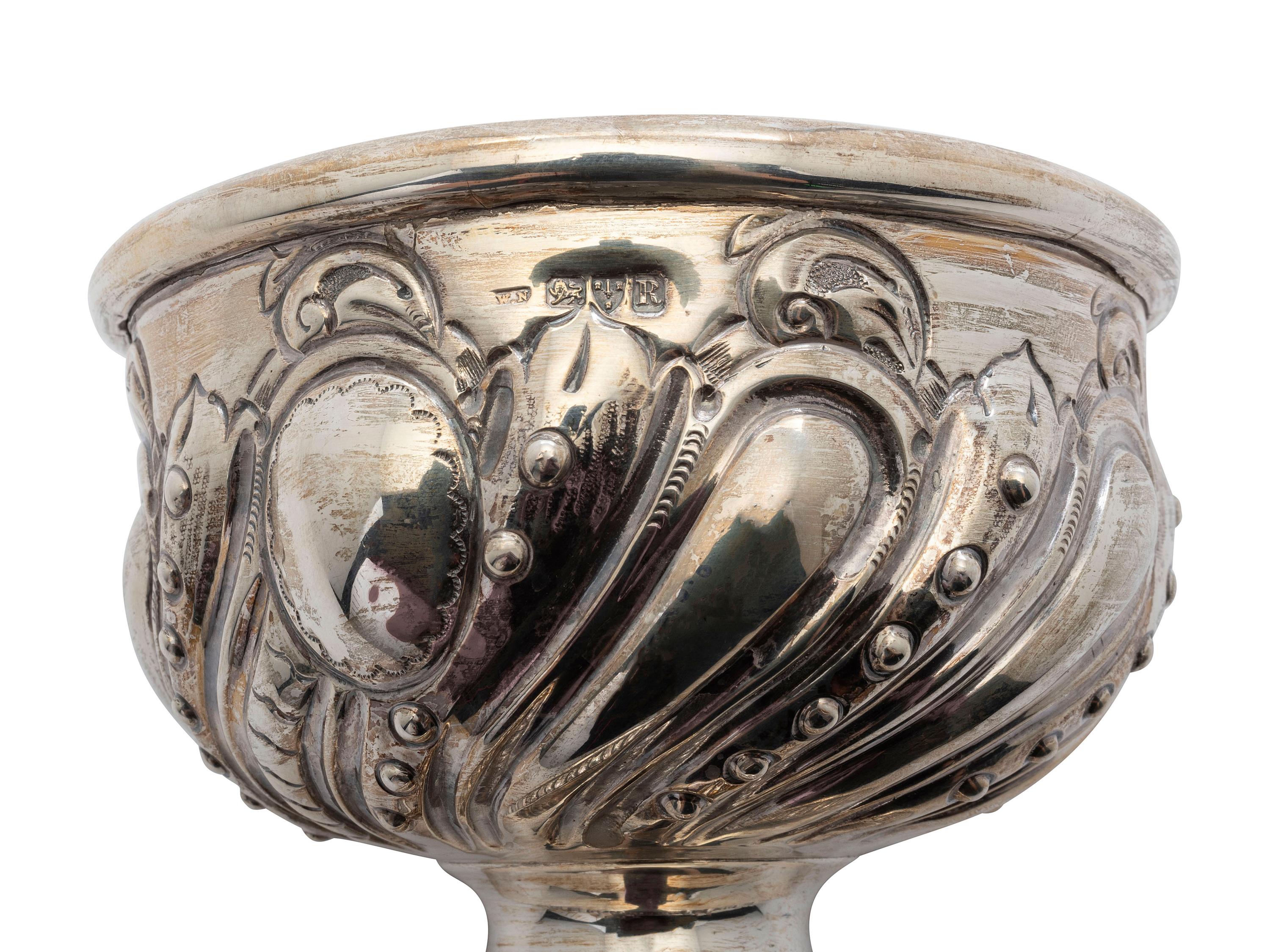 An English Silver Footed Cup