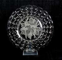 Four Miscellaneous Serving Platters Largest diameter 18 1/2 inches.