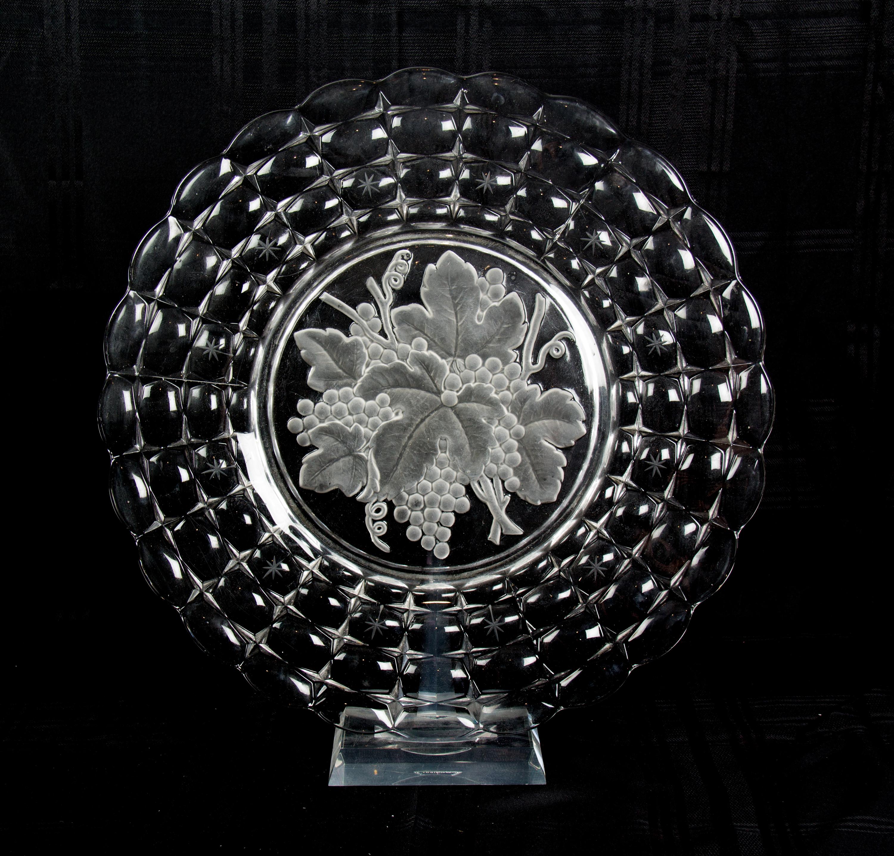 Four Miscellaneous Serving Platters Largest diameter 18 1/2 inches.
