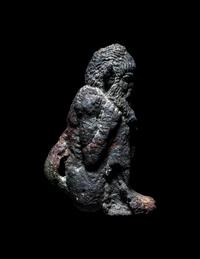 A Greek Bronze Satyr
