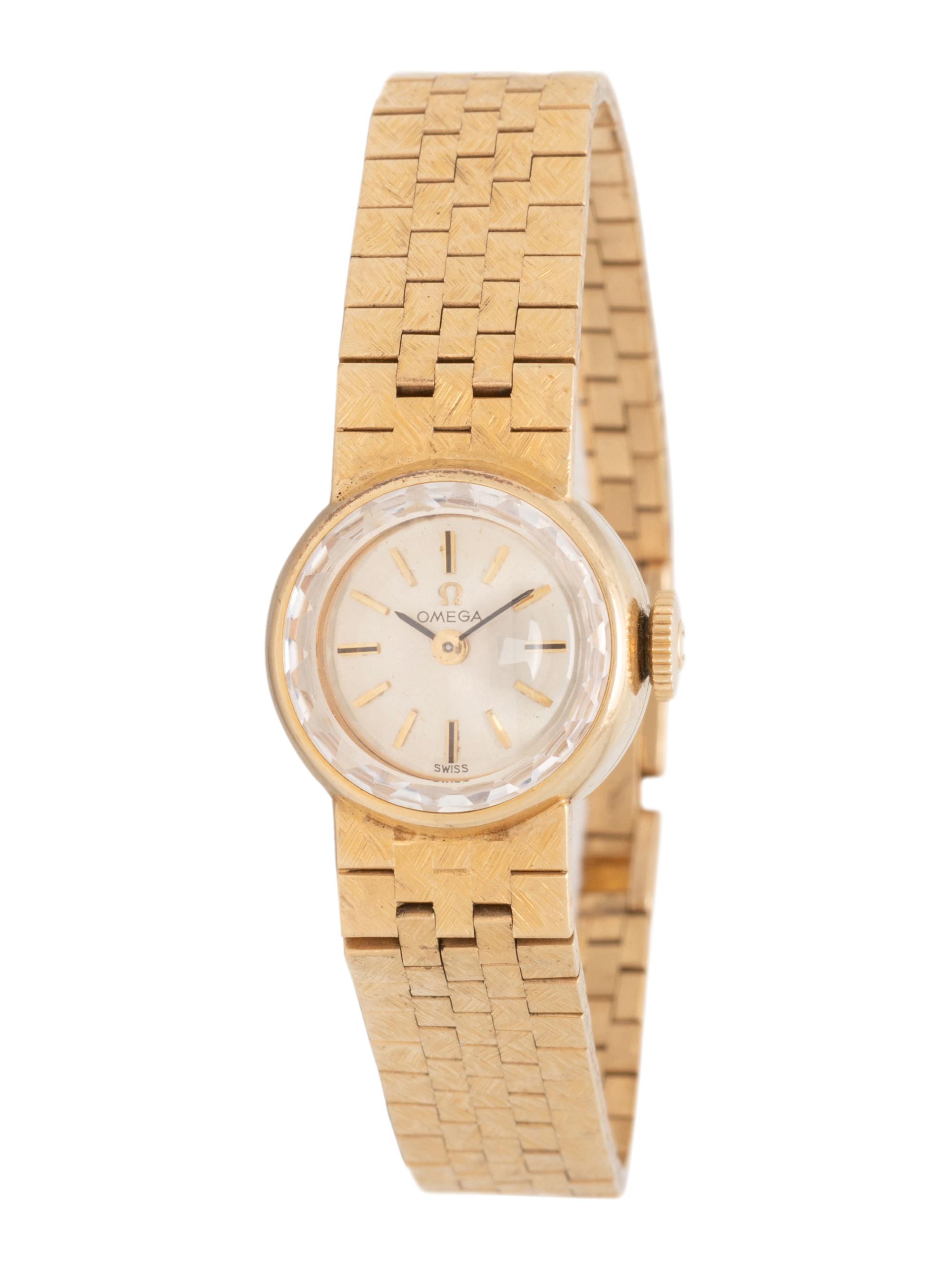OMEGA, 14K YELLOW GOLD WRISTWATCH