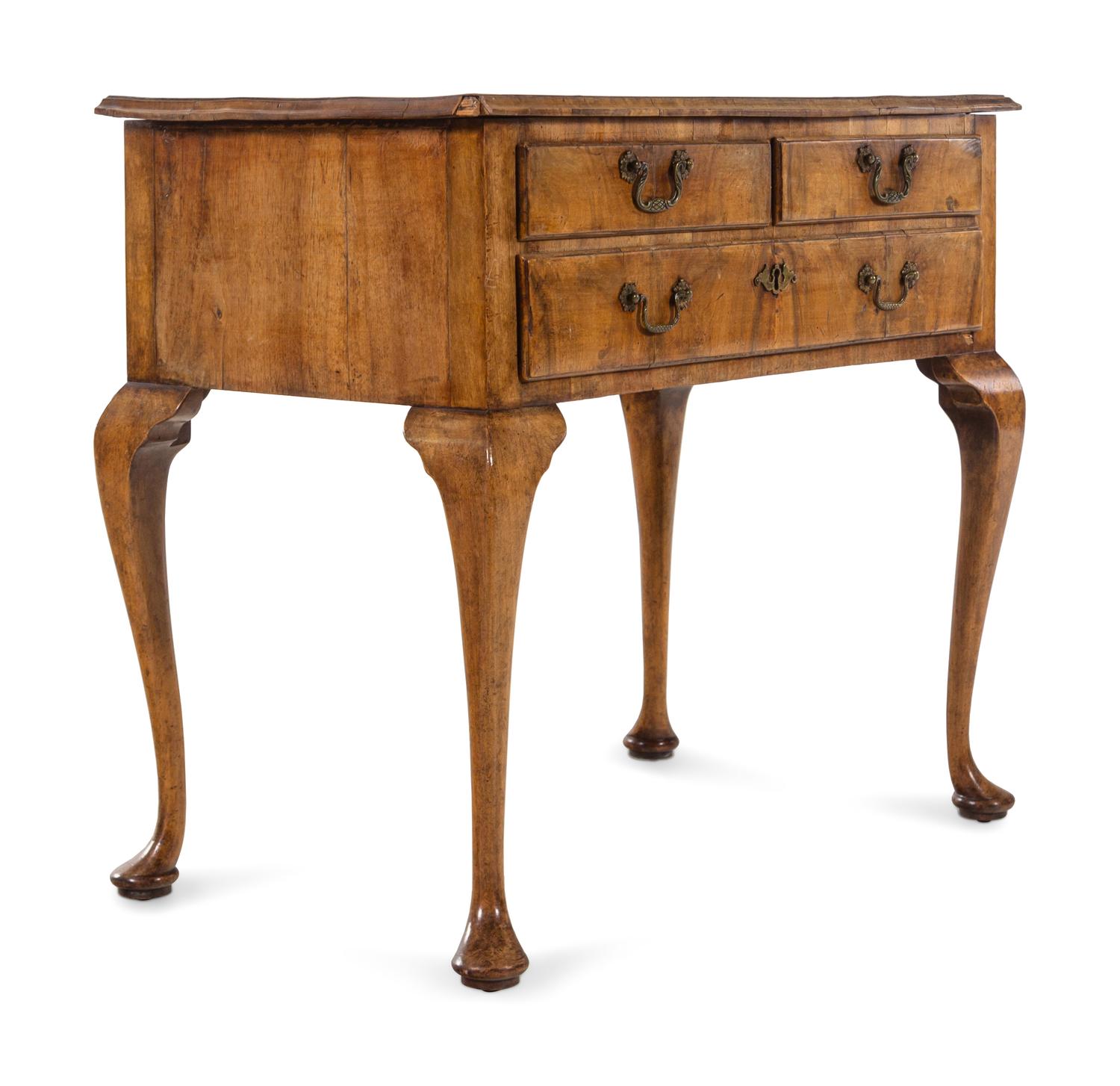 A George II Walnut Dressing Table