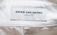 A Dries Van Noten White Cotton Sleeveless Dress, Size 36.
