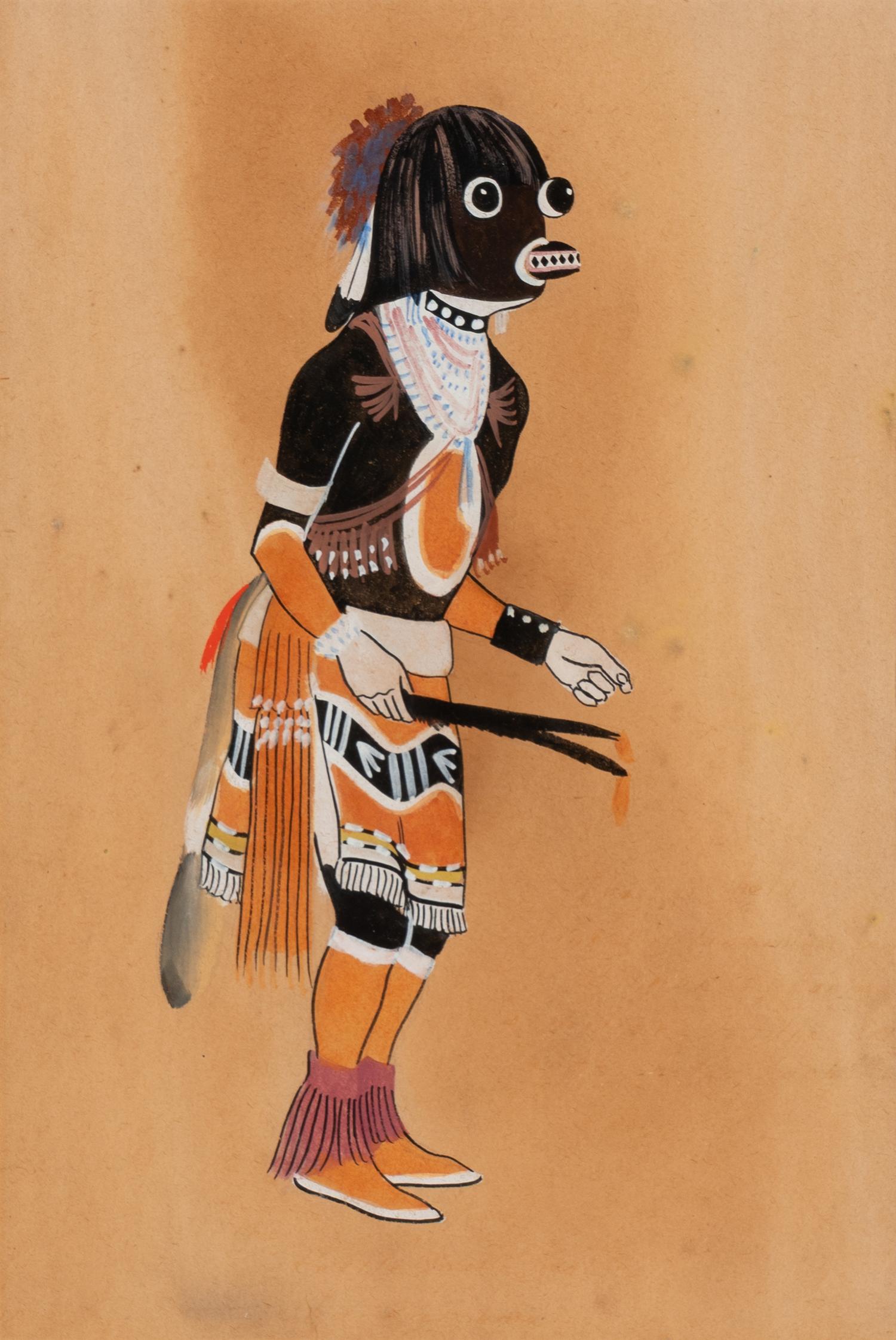 Series of Katsina Paintings tempera on paper