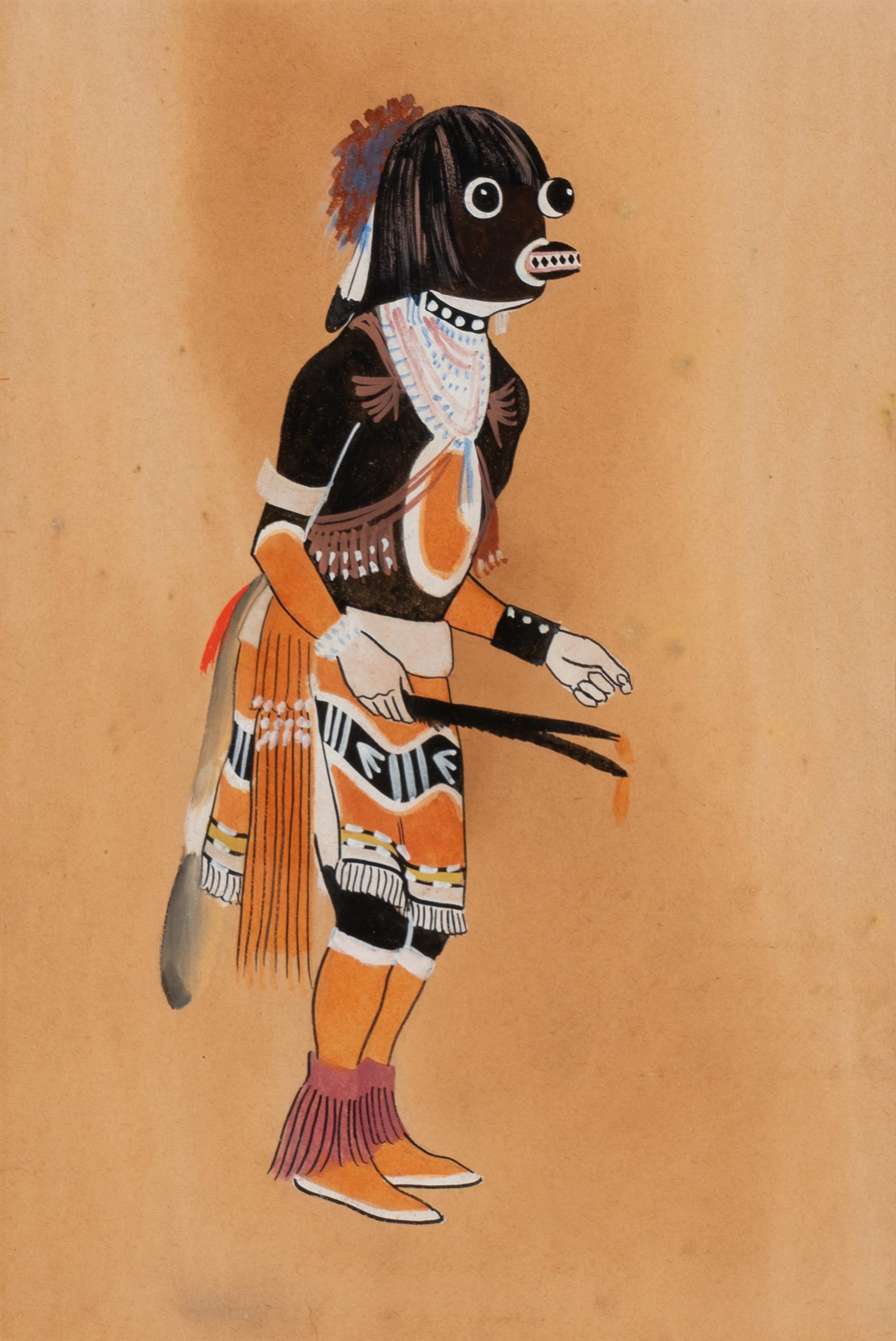 Series of Katsina Paintings tempera on paper