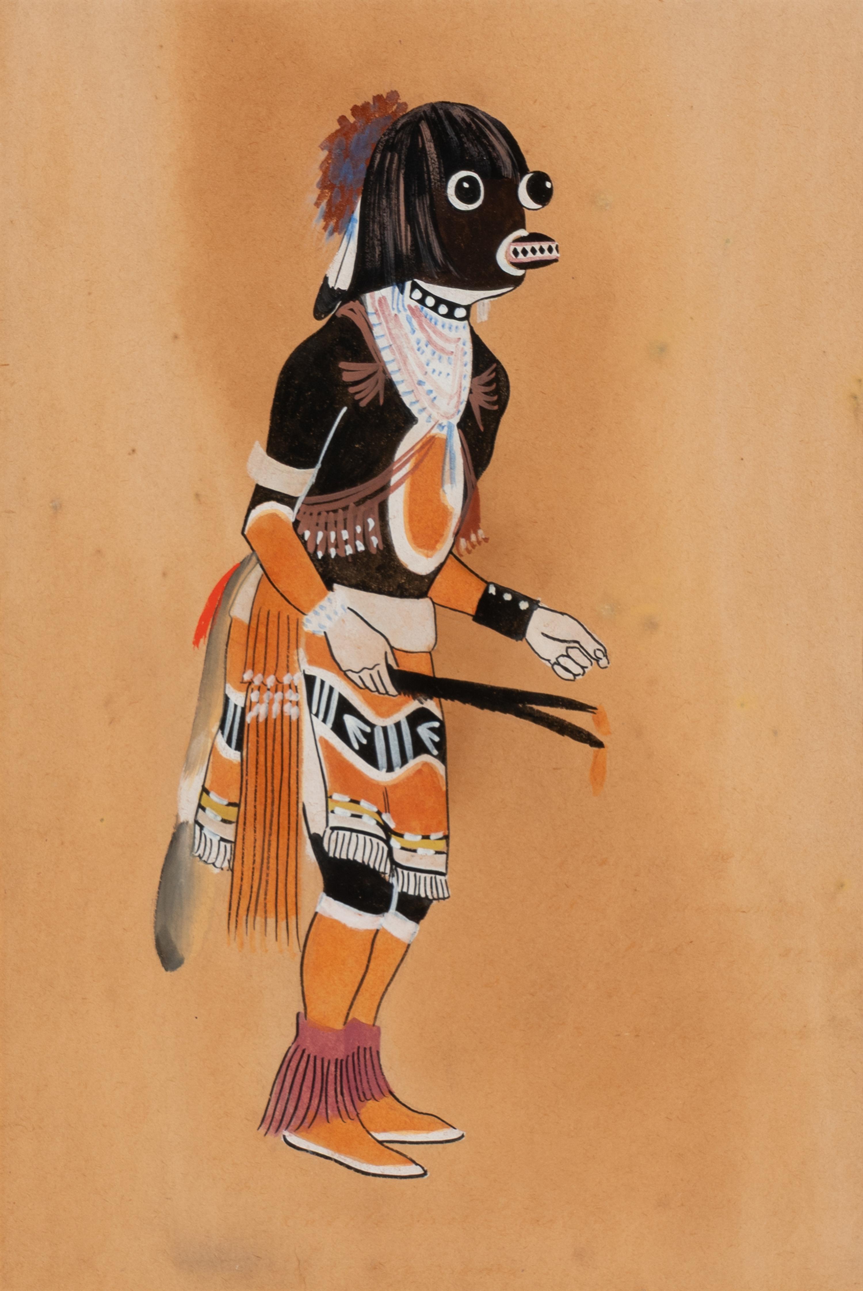 Series of Katsina Paintings tempera on paper