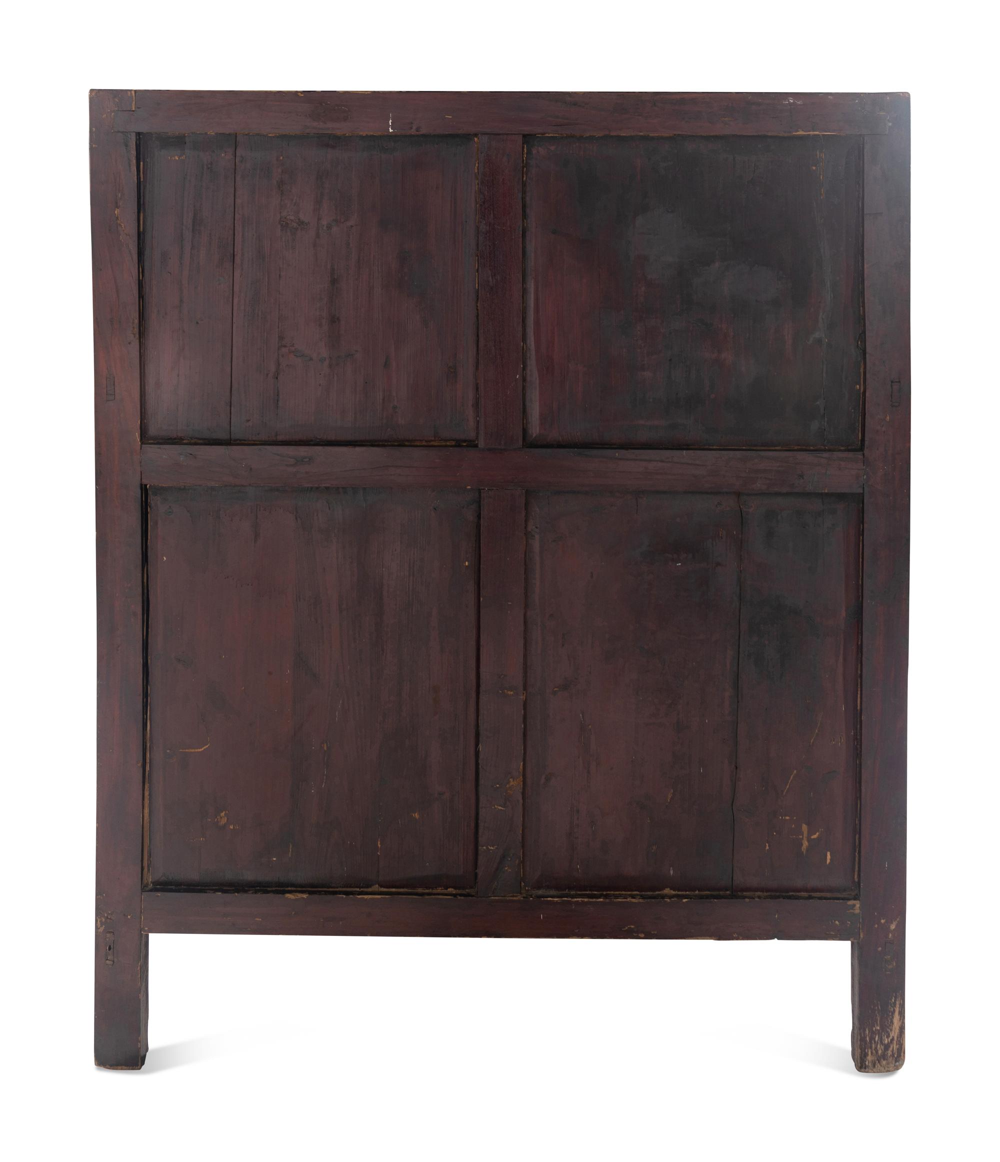A Chinese Nanmu Square-Corner Cabinet, Fangjiaogui