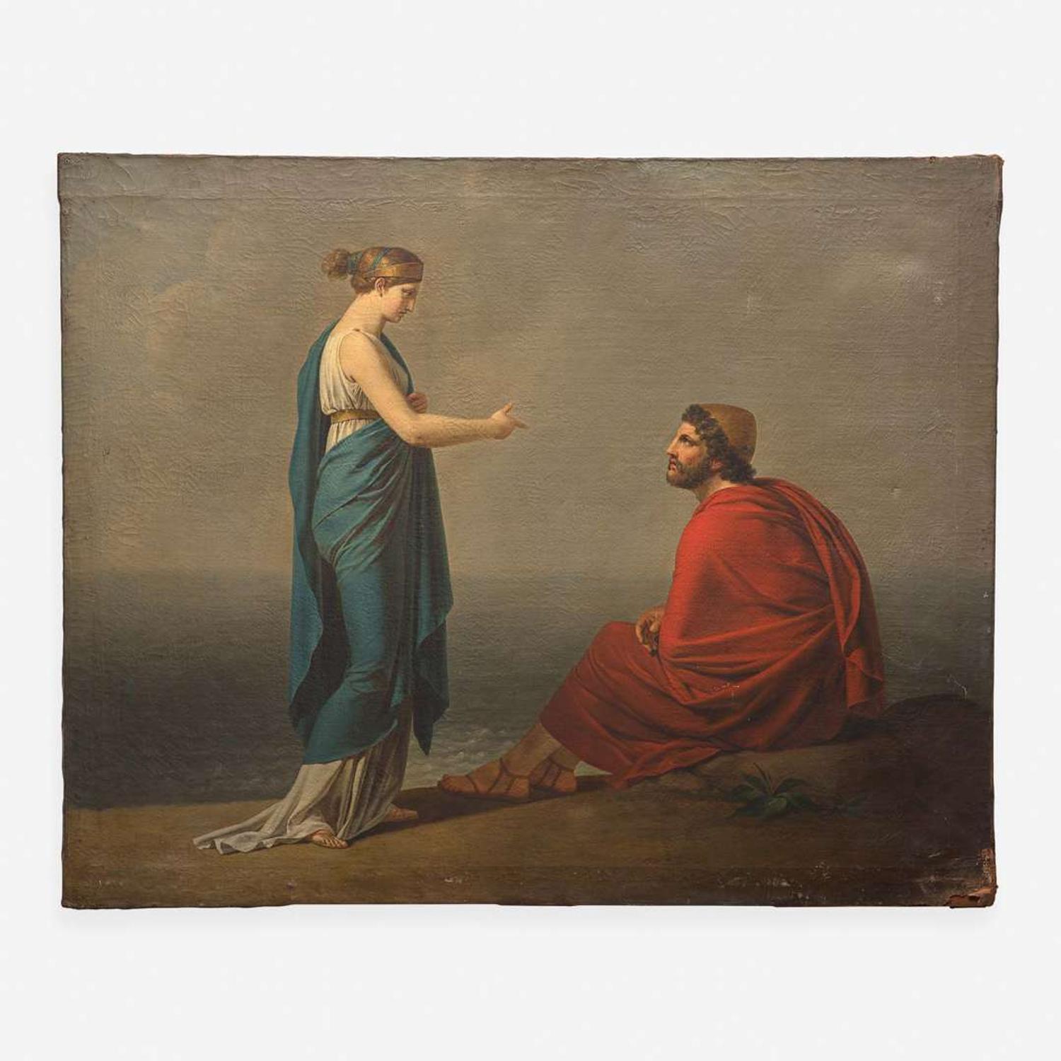 French School (Early 19th Century) Addressing the Poet