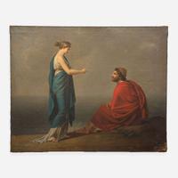French School (Early 19th Century) Addressing the Poet