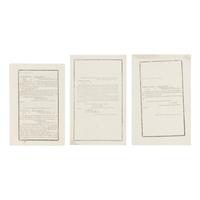 [LINCOLN FUNERAL]. A group of 3 general orders, comprising: