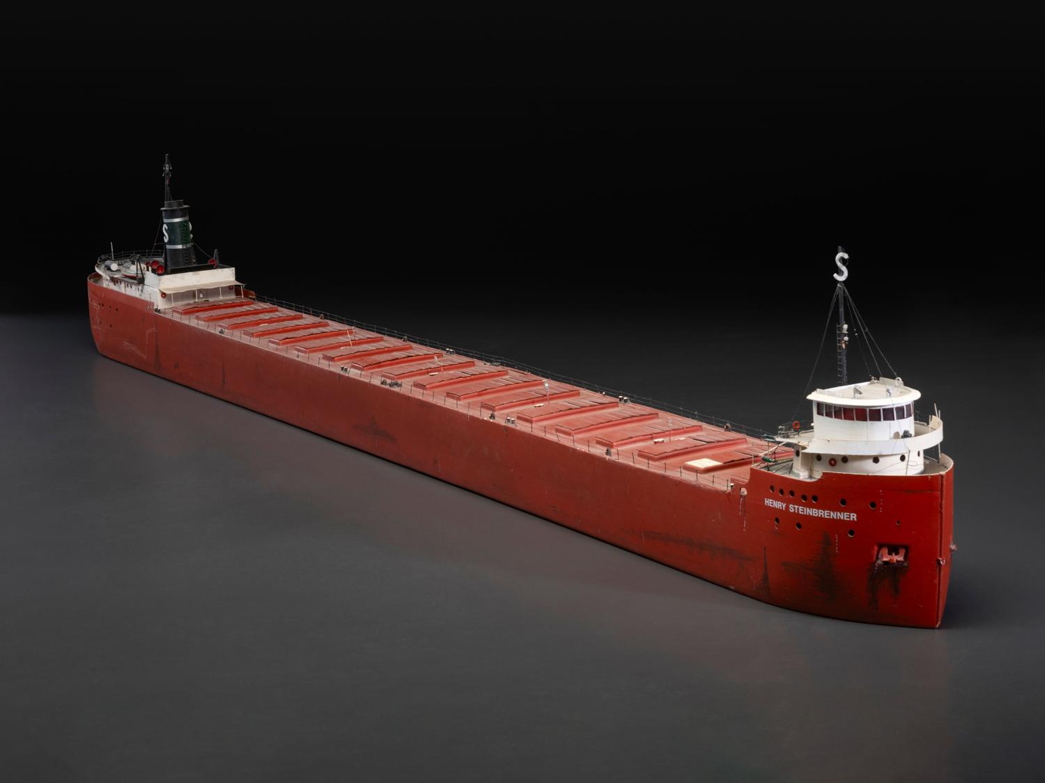 A Great Lakes Bulk Freighter Model, SS Henry Steinbrenner