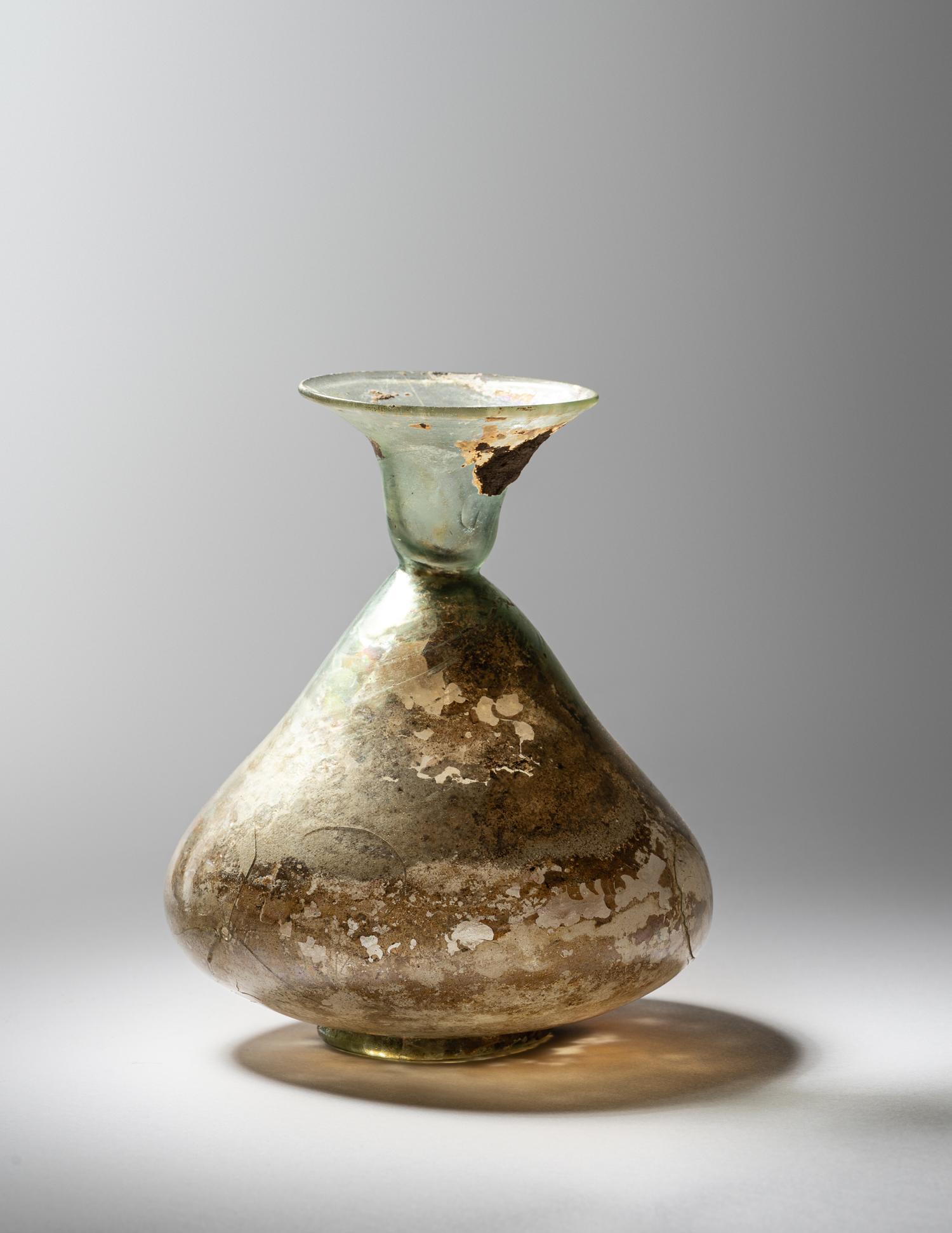 A Roman Green Glass Beaker
