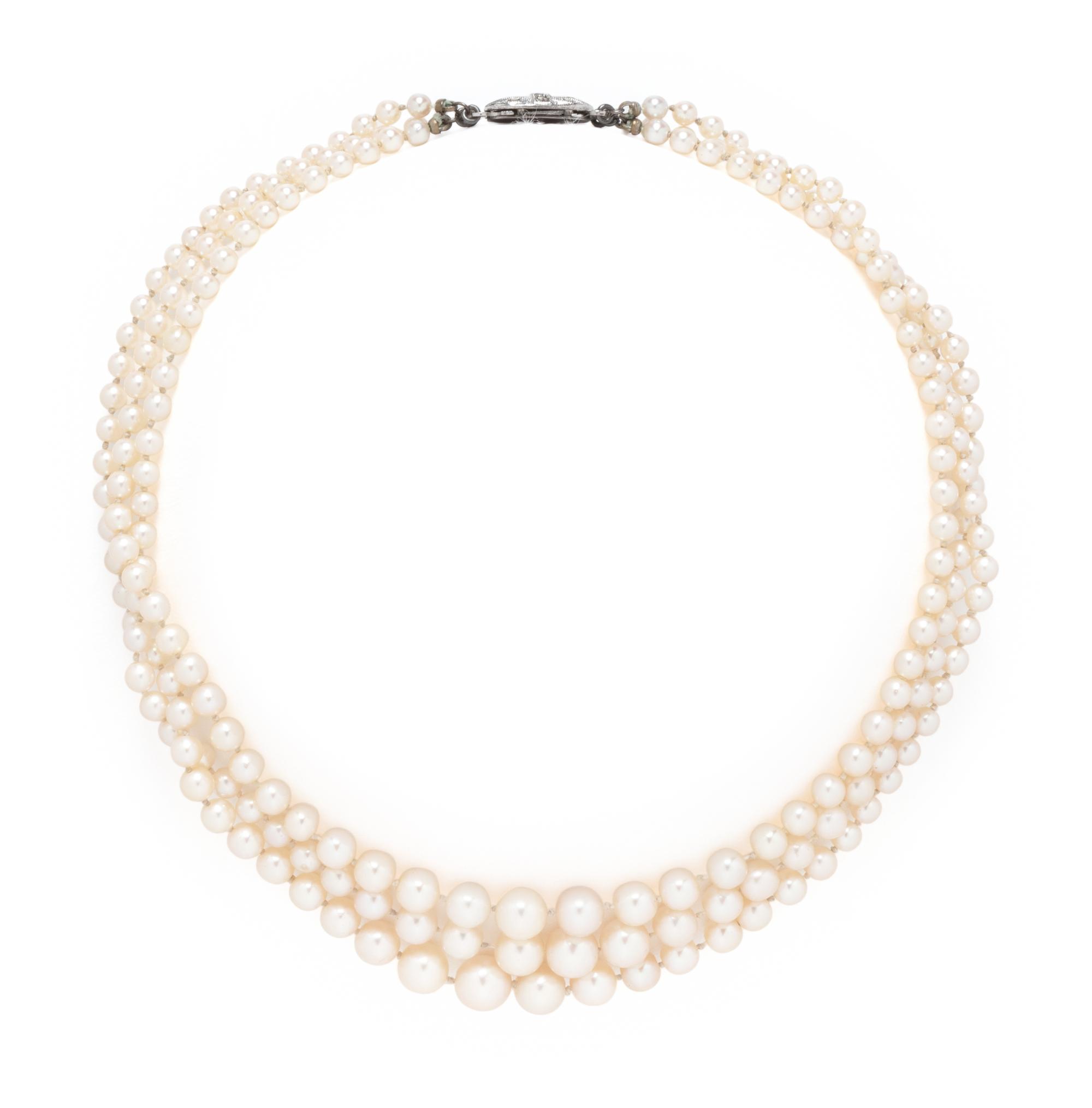 CULTURED PEARL NECKLACE
