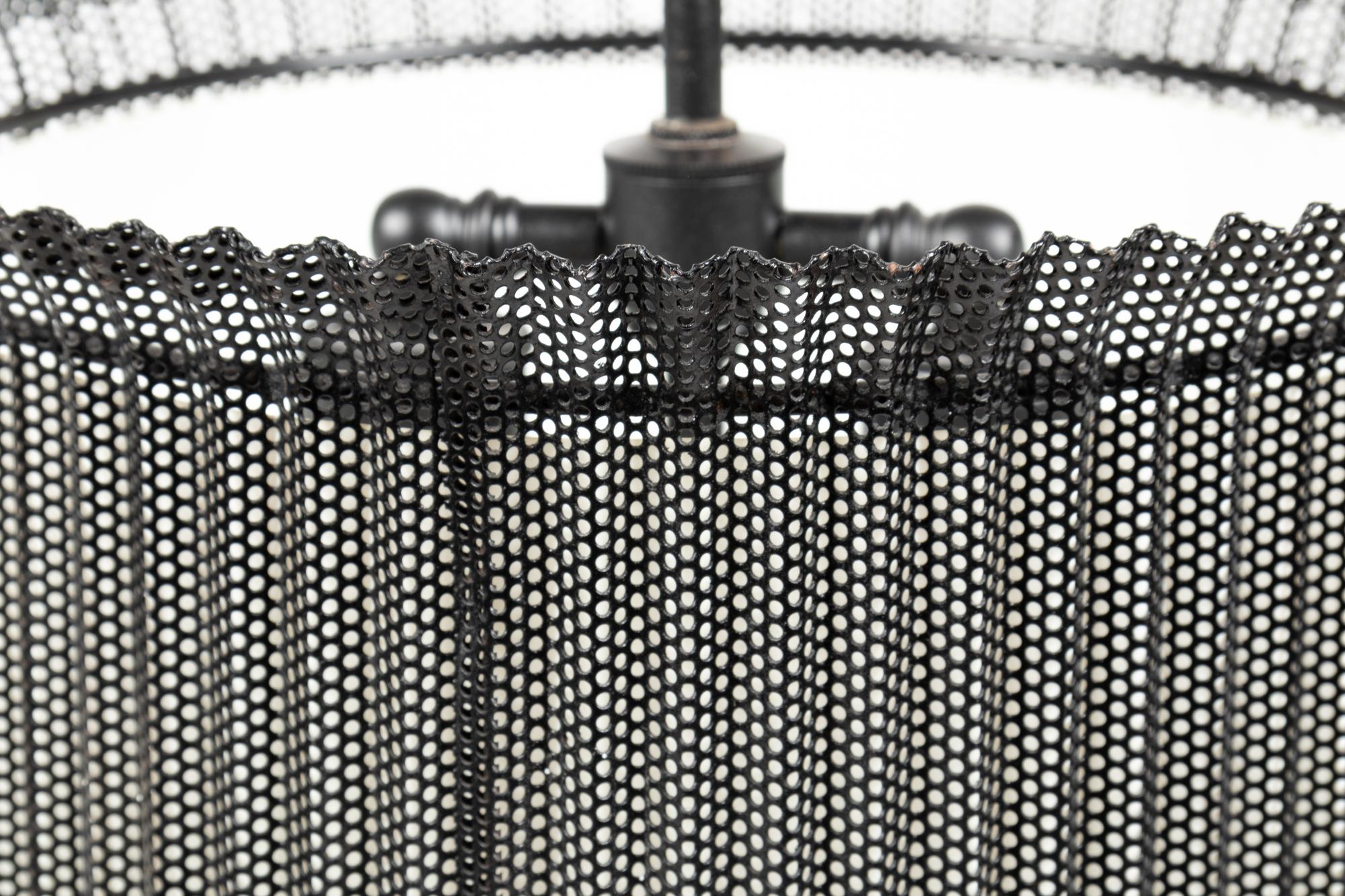 A Perforated Metal Hanging Fixture