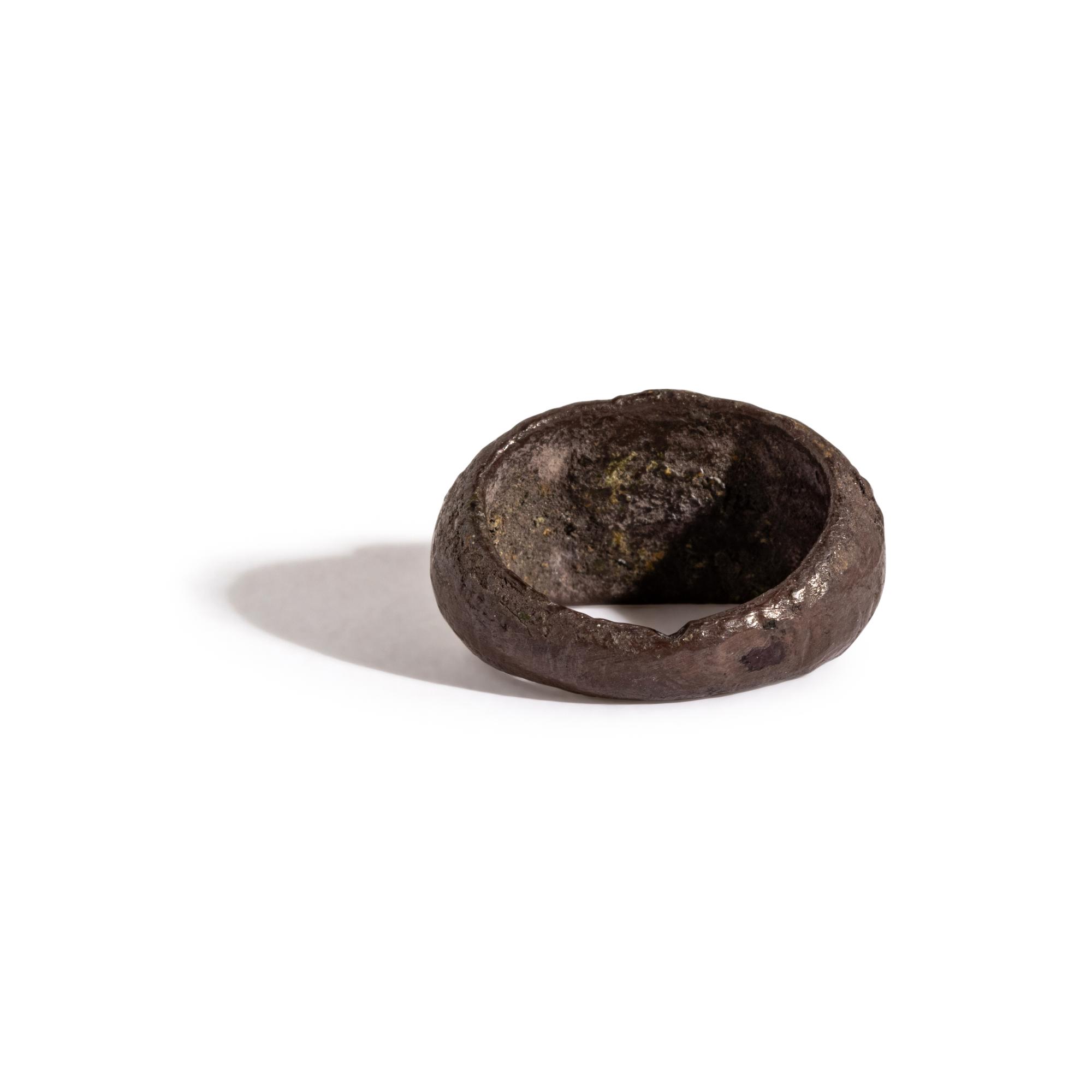 A Roman Silver and Jasper Finger Ring with the God Serapis