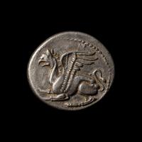 [ANCIENTS] THRACE. Abdera (c. 386-375). Ar Tetrobol. (2.9 g, 16mm).