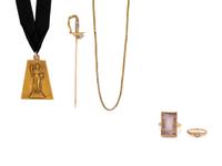 A Collection of Yellow Gold Antique Jewelry,