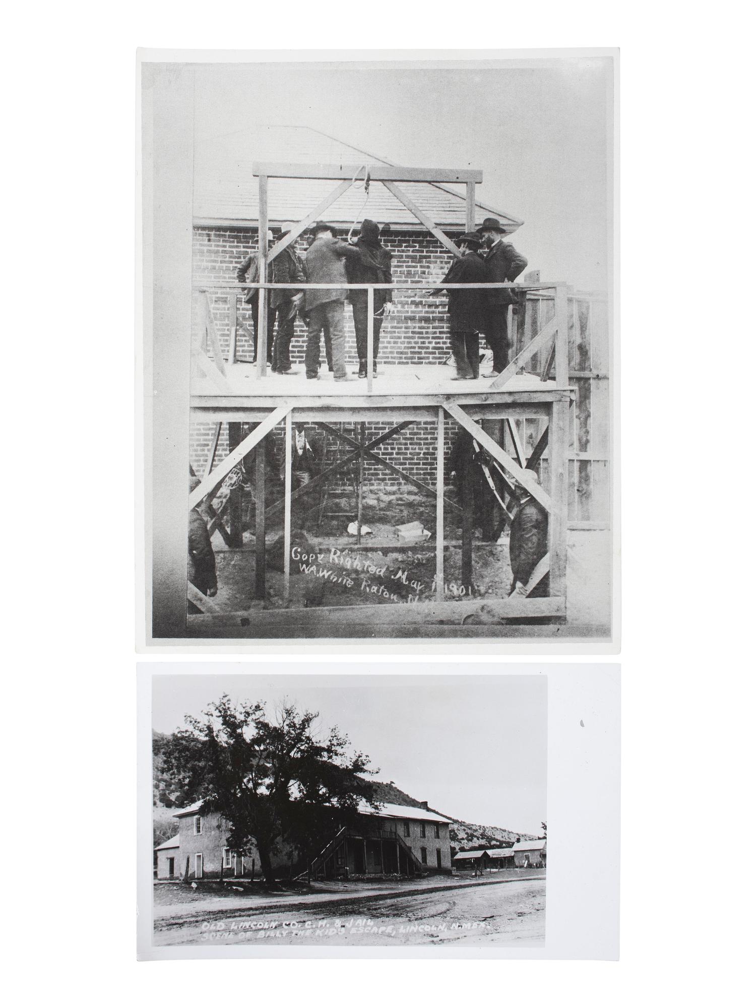 [CRIME & PUNISHMENT]. A group of press photographs and snapshots of gangsters and murderers, including hangings.