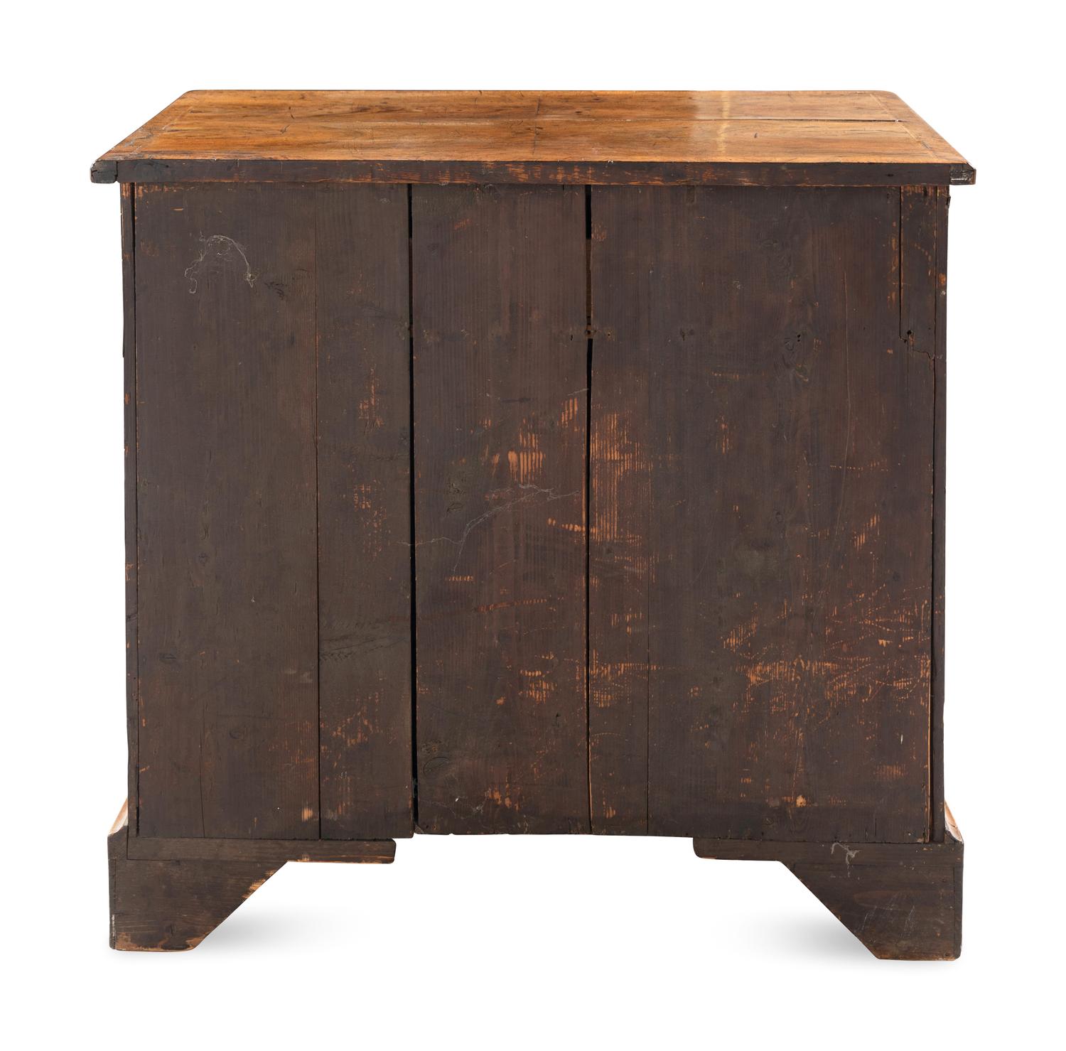 A George I Walnut Kneehole Desk