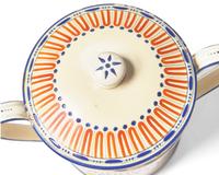 Two Wedgwood Creamware Teawares