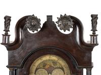 A German-Pennsylvania Mahogany Tall Case Clock