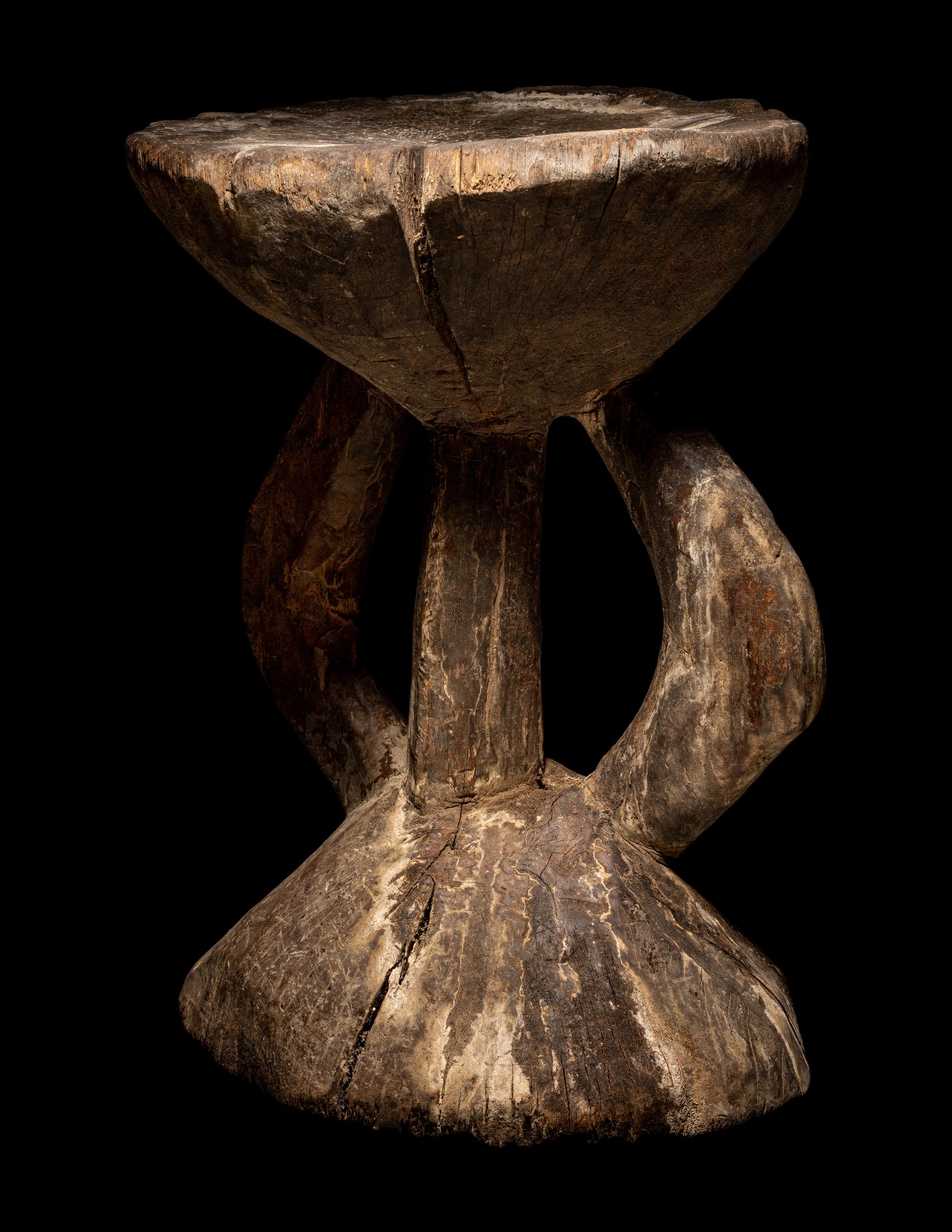 A Palembe Spirit House Stool