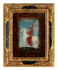 Untitled (Wizard on Wild Horse)