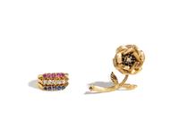 COLLECTION OF YELLOW GOLD AND MULTIGEM JEWELRY