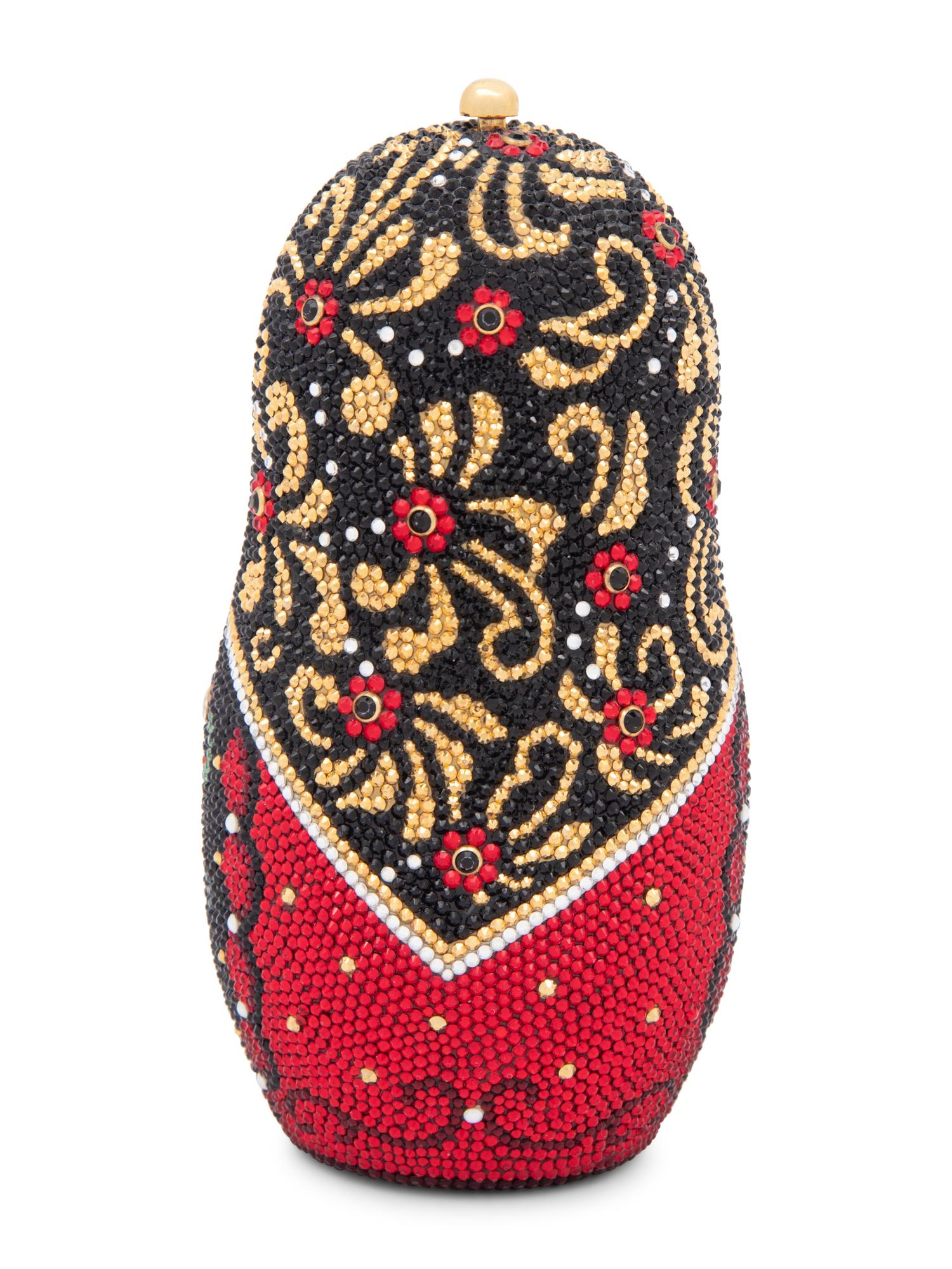 Judith Leiber Collector's Edition Nesting Doll Minaudière
