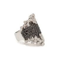 DIAMOND AND BLACK DIAMOND RING